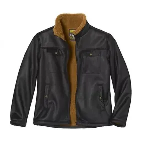 Atlas For Men Chaqueta bomber forrada Sherpa para hombre