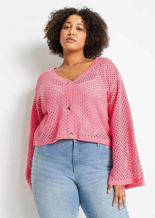 Chaqueta de punto Violeta claro