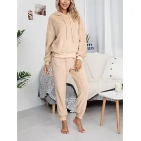 Conjunto de dos piezas de forro polar reversible Homewear