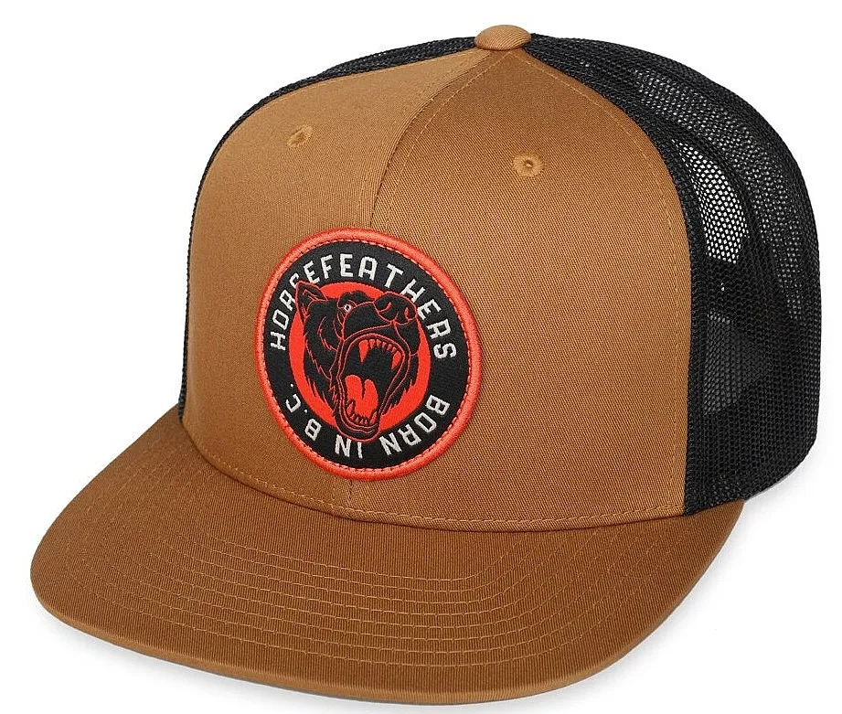 gorra con visera Horsefeathers Irvin Trucker - Caramel - men´s