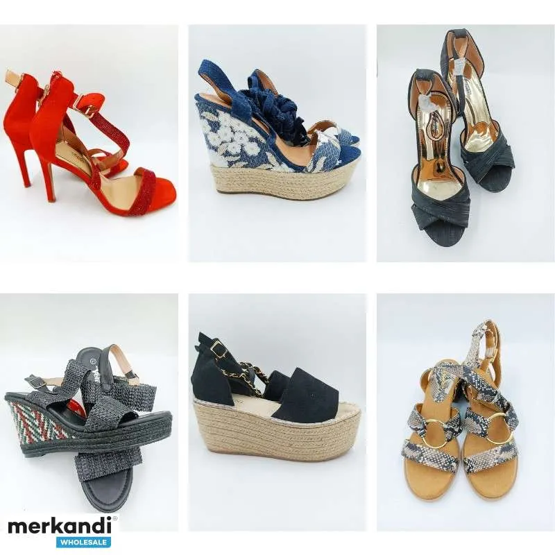 Lote de Calzado de Mujer al Mayor - Marcas Europeas Variadas