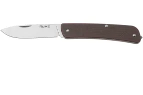 Ruike L11-N 12C27, Brown G10, navaja