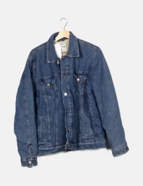 Selected Chaqueta vaquera borrego