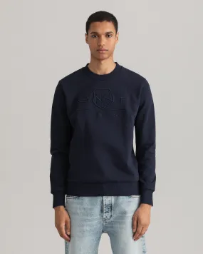 Sudadera de cuello redondo Tonal Archive Shield