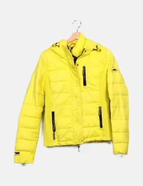 Superdry Plumas amarillo acolchado