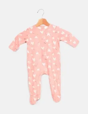 Tex Pelele terciopelo rosa