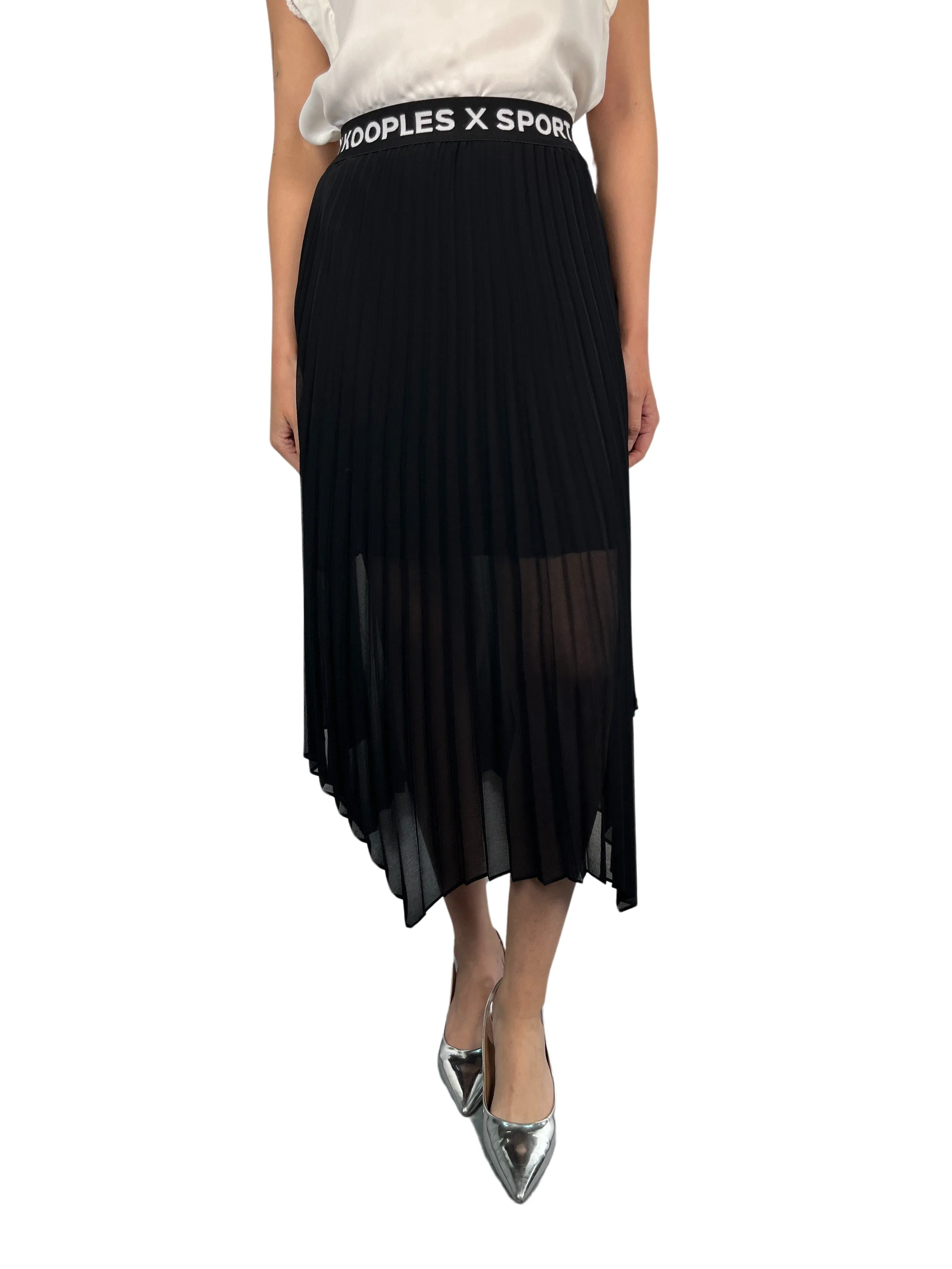 THE KOOPLES Falda Plisada  Kooples X Sport