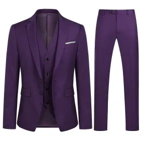 Traje de 3 piezas para hombre Trajes de boda Esmoquin Blazer Chaleco Pantalones