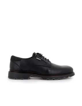 Zapato ancho de cordones en piel negro hombre Pikolinos